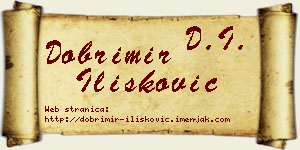Dobrimir Ilišković vizit kartica